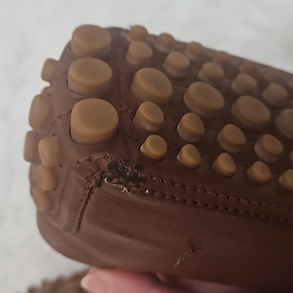 Authentic Gucci 28734 Leather Driving Loafers Mens size 12 - Picture 10 of 16